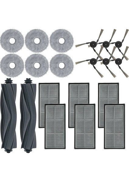 Dreame X40 X40 ULTRA/X40 Pro Robot Vakum Süpürge Ana Yan Fırçası Hepa Filtre Mop Bez Rags Aksesuarları (Yurt Dışından)