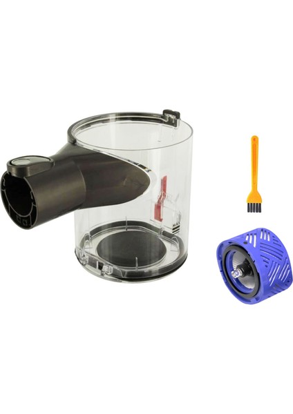 Dyson V6 Için Çöp Tozu Kutusu DC58 DC59 DC62 DC74 V6 Filtreli Vakum Süpürge Tanisti Tozu Bölüm NO.965660-01 (Yurt Dışından)