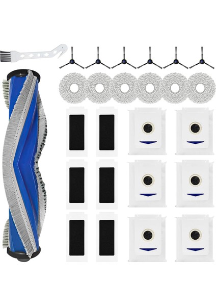 Ecovacs Deebot T30 Pro Omni / T30 Omni, Ana Yan Fırça Hepa Filtre Mop Bez Tuz Torbaları Aksesuarları (Yurt Dışından)