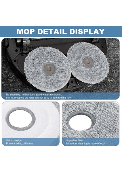 Dreame X40 Ultra / X40 Pro / L40 Ultra / S30 Pro Ultra Vakum Süpürge Parçaları Ana Yan Fırça Filtre Mop Bez Toz Çantası (Yurt Dışından) fırsatları