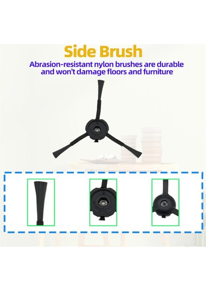 Airrobo T20/T20+ Süpürücü Aksesuarları Için 23 Pcs Ultra Dayanıklı Aksesuarlar (Yurt Dışından) indirimleri