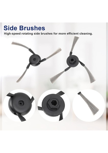 Dreame X40 Ultra Robot Vakum Yedek Parçalar Için Aksesuarlar Ana Yan Fırça Hepa Filtre Mop Pad Toz Çanta (Yurt Dışından) modelleri