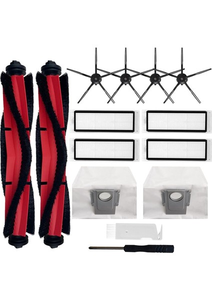 Roborock Q5 Q5+ Q5 Için Robot Vakum Süpürge Ana Yan Fırça Hepa Filtre Yedek Parçalar Aksesuarları (Yurt Dışından)