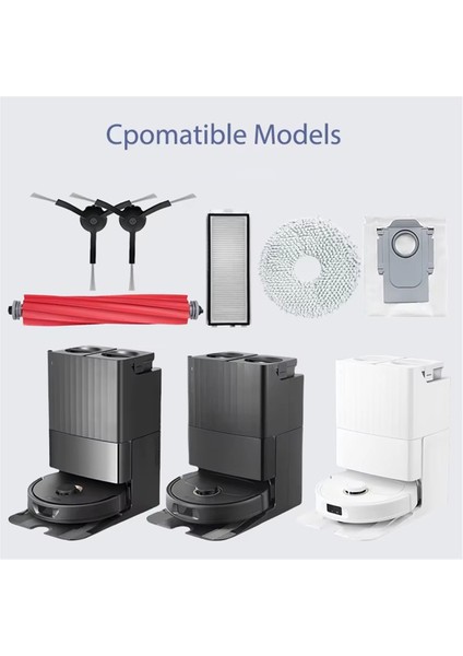 Roborock Qrevo S / Qrevo Pro / Qrevo Maxv Robot Vakum Parçası Hepa Filtre Mop Pad Kumaş Toz Çanta Aksesuarları (Yurt Dışından) fiyatları