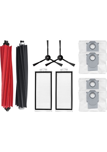 Roborock Q5 Için Max+ / Q5 Duoroller+ Yedek Parçalar Aksesuarlar Silindir Yan Fırça Hepa Filtre Toz Çantası (Yurt Dışından)