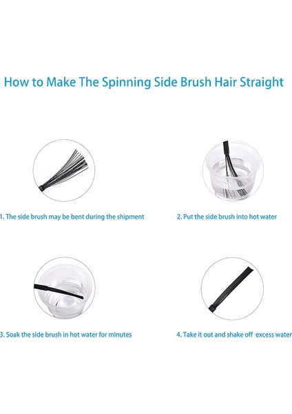 Ilife V9 / V9 Pro / G9 / G9 Pro Robot Vakum Süpürge Parçaları Değiştirme Için 12 Pcs Yan Fırça (Yurt Dışından) fırsatları