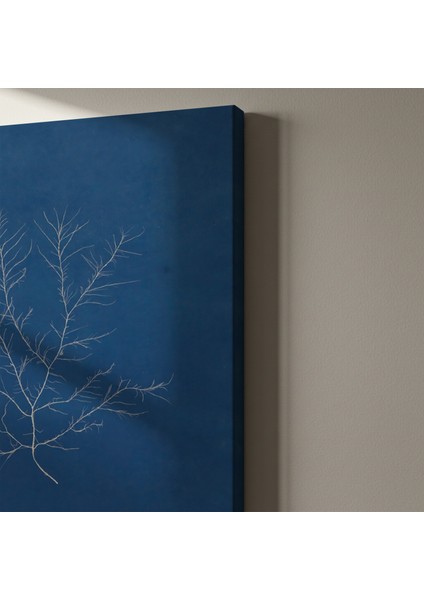 Mavi Arka Plan Soyut Bitki Tablosu indirimleri