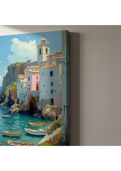 Akdeniz Kasabası Manzara Tablosu indirimleri