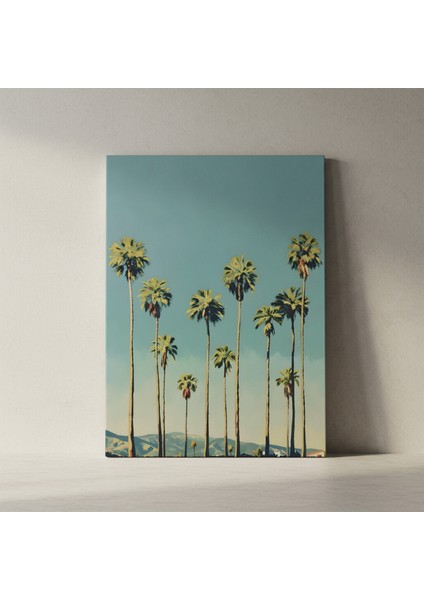 Palmiye Ağaçları Manzarası Tablosu fiyatları