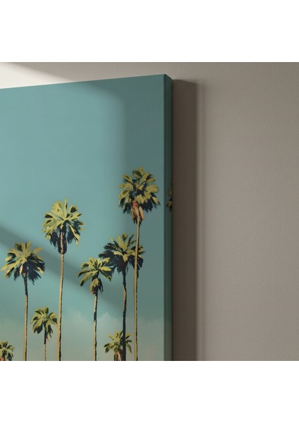 Palmiye Ağaçları Manzarası Tablosu indirimleri