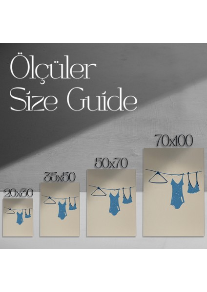 Mavi Mayo Illüstrasyon Tablosu modelleri