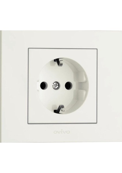 12 Adet Grano Beyaz Topraklı Priz Çerçeve Dahil 12'li Paket / Set fiyatları