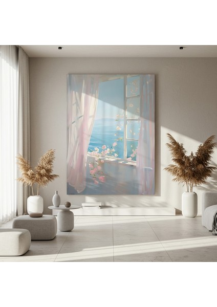 Deniz Manzaralı Pastel Renkler Tablosu fırsatları