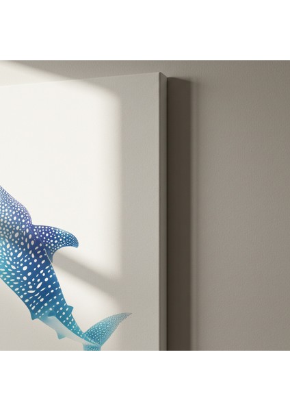 Mavi Balina Soyut Sanat Tablosu indirimleri