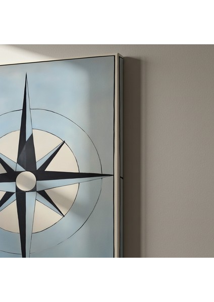 Pusula Geometrik Soyut Sanat Tablosu indirimleri