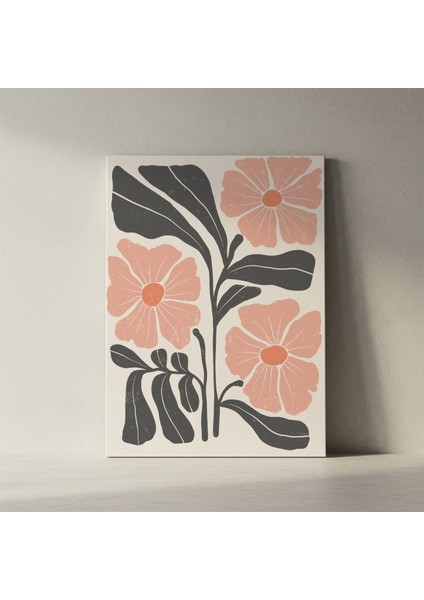 Soyut Botanik Çiçek Desenli Tablo fiyatları