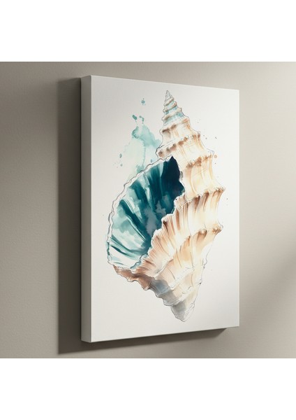 Akdeniz Kabuğu Soyut Sanat Tablosu