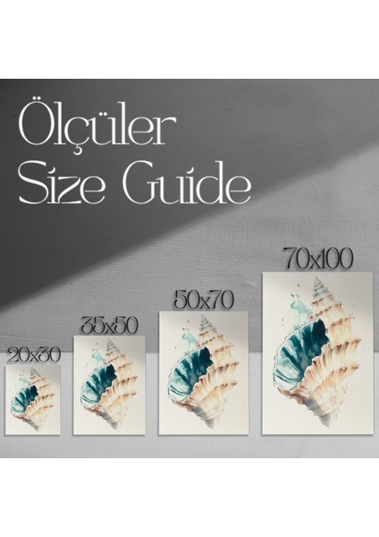 Akdeniz Kabuğu Soyut Sanat Tablosu modelleri