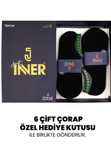 Erkek Çorap 6'lı Sneaker (Bambu) modelleri