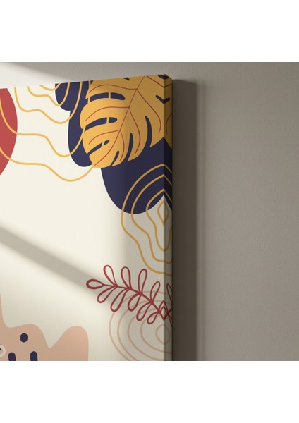 Soyut Bitkisel Desenler Tablosu indirimleri