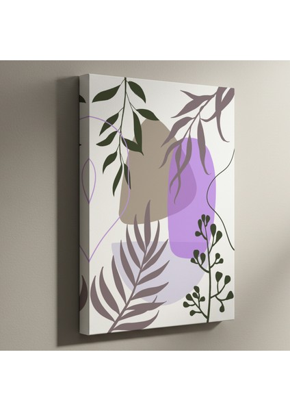 Soyut Botanik Desen Tablosu