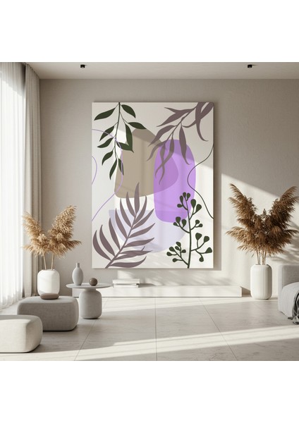 Soyut Botanik Desen Tablosu fırsatları