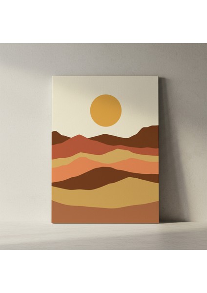 Minimalist Dağ Manzarası Tablosu fiyatları