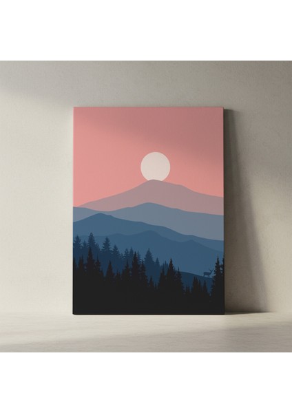 Sakin Dağ Manzarası Tablosu fiyatları