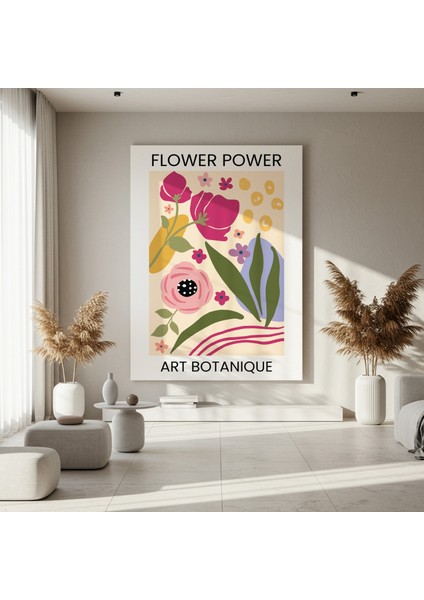 Çiçek Gücü Soyut Sanat Tablosu fırsatları