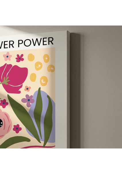 Çiçek Gücü Soyut Sanat Tablosu indirimleri