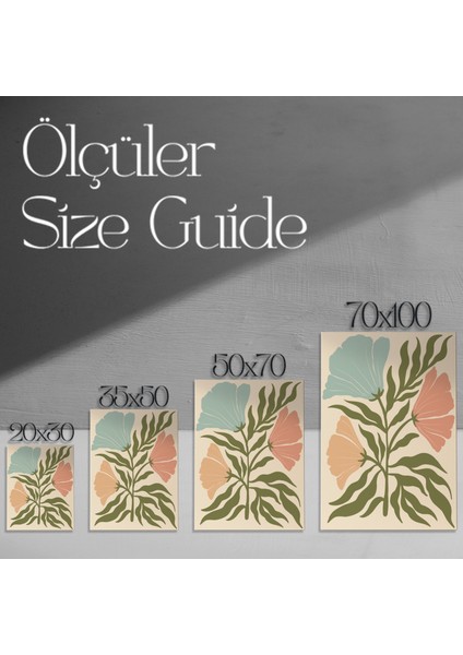 Modern Bitkisel Desen Tablosu modelleri