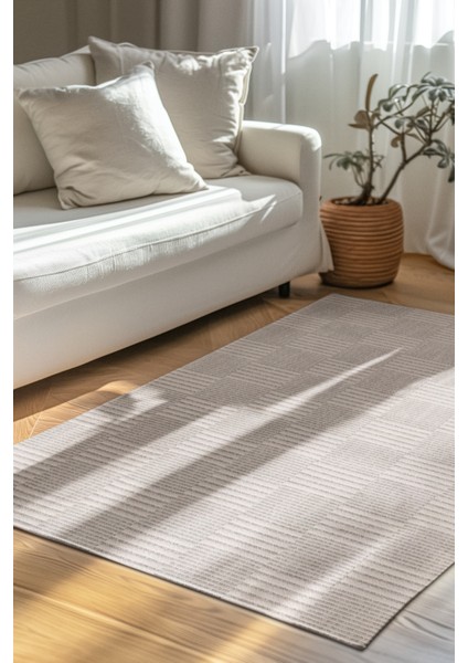 Evisa Ince ve Şık Sisal Dokuma Kalitesinde Kilim – Kolay Temizlik, Robot Süpürge Uyumlu