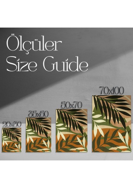 Soyut Tropikal Yapraklar Tablosu modelleri