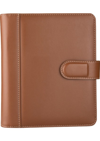 2026 YENİ YIL Günlük Çizgili Ajanda Suni Deri 4 Halkalı Organizer Ajanda iç Ajanda Ölçüsü 15*21 cm Taba