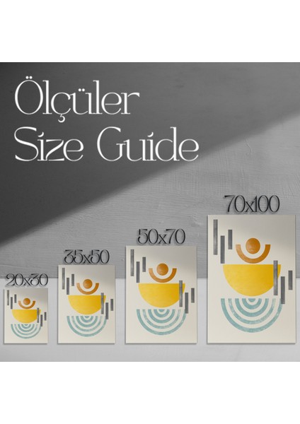 Soyut Geometrik Desen Tablosu modelleri