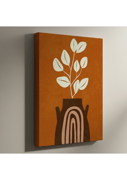 Bohem Tarzı Bitkisel Desen Tablosu