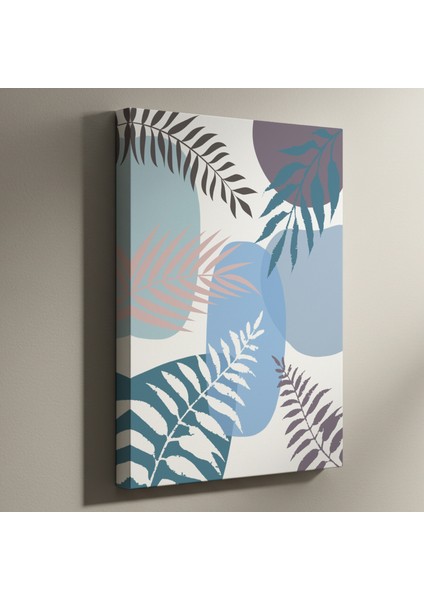 Soyut Bitkisel Desen Tablosu