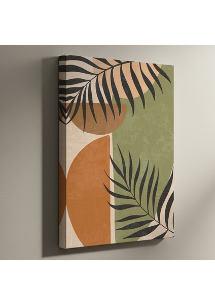 Soyut Botanik Desen Tablosu