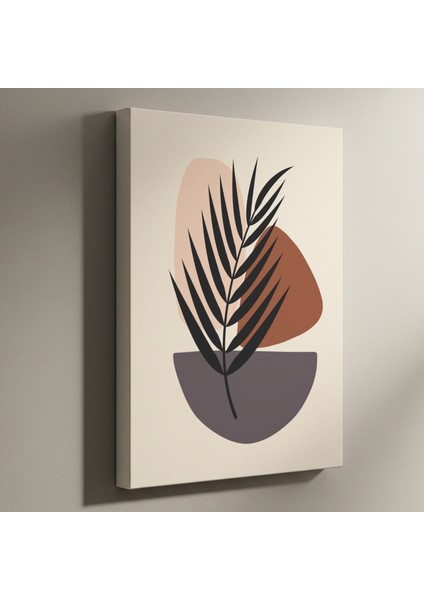 Minimalist Bitkisel Soyut Tasarım Tablosu
