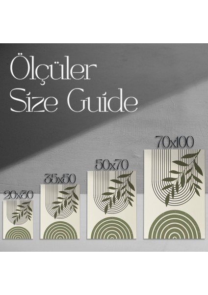 Modern Bitkisel Desenler Soyut Tablo modelleri