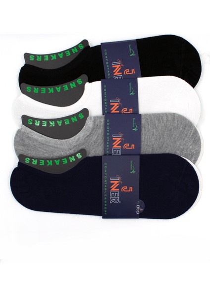 Erkek Çorap 6'lı Sneaker (Bambu)