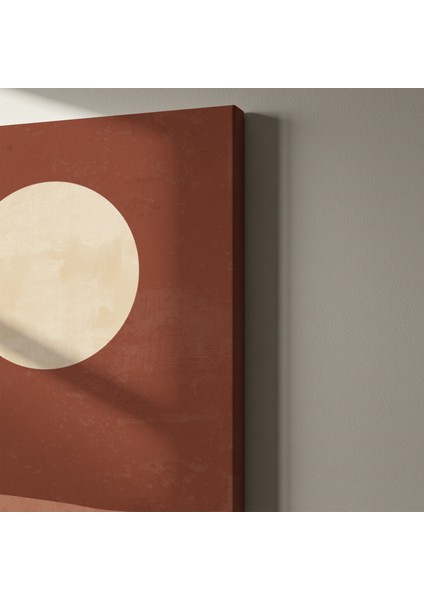 Minimalist Toprak Tonları Soyut Tablo indirimleri