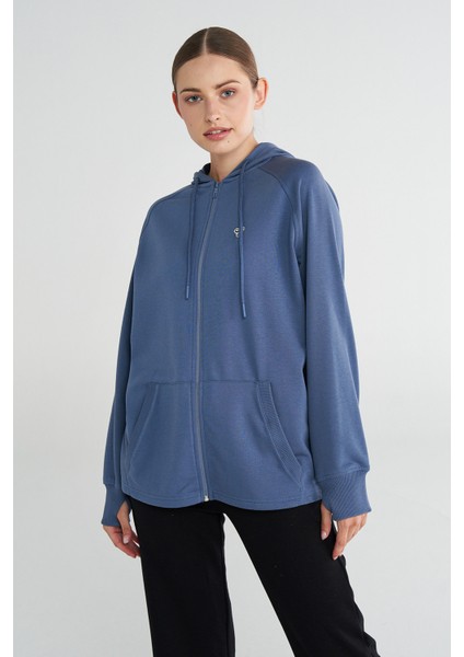 Frans Fermuarlı Hoodıe