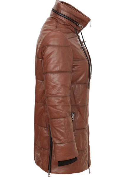 Kahve Hakiki Deri Kadın Hakiki Deri Mont - K24KDM320454-Q4Q modelleri