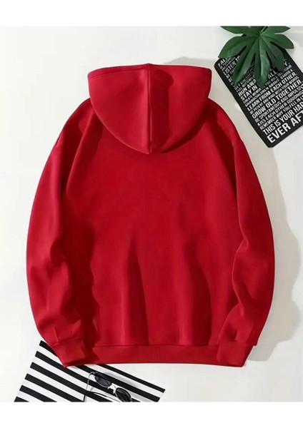 Queew Kraliçe Baskılı 2 Iplik Şardonlu Kapüşonlu Cepli Sweatshirt fiyatları