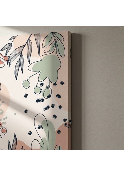 Soyut Bitkisel Desenler Tablosu indirimleri