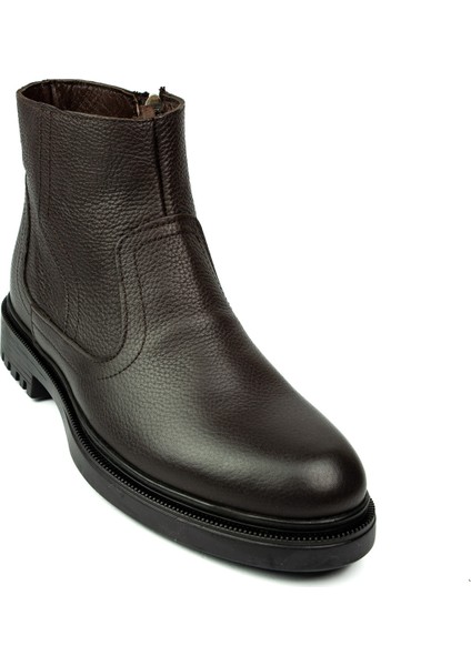 1036 Kahverengi Deri Erkek Bot