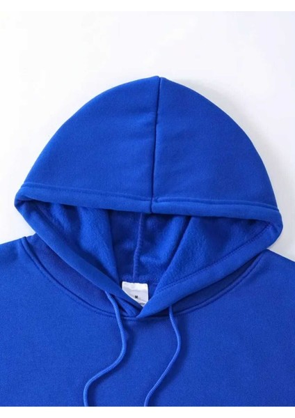 Replay Baskılı Kapüşonlu Cepli Pamuklu Saks Sweatshirt modelleri