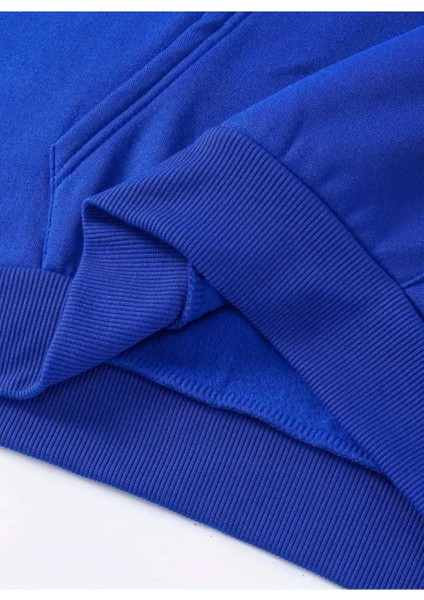 Replay Baskılı Kapüşonlu Cepli Pamuklu Saks Sweatshirt fırsatları