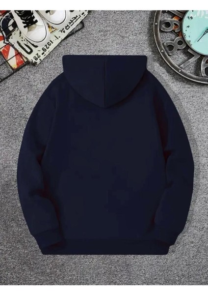 Çiçek Dal Desenli 2 Iplik Şardonlu Kapüşonlu Cepli Sweatshirt fiyatları